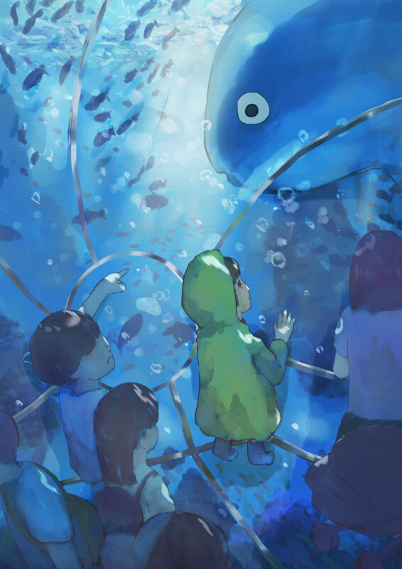Blue. 未来の水族館